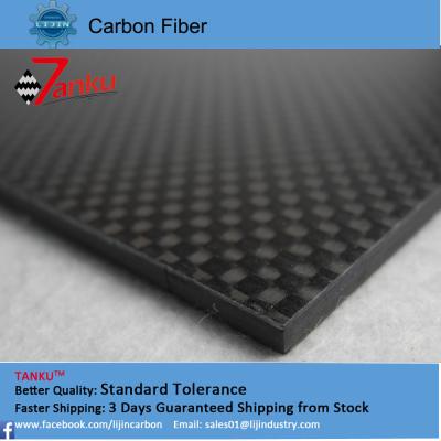 China 5.0mm* 400mm*500mm Carbon Fiber Plate High Modulus Carbon Fiber Laminated Sheet for sale