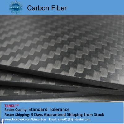 China Carbon fiber sheet twill carbon fiber plate 3k high strength for sale