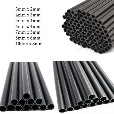 China 100% Pure Carbon Fiber Tube Twill Surface 500mm X 18mm 19mm 20mm 21mm 22mm for sale