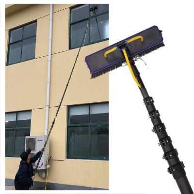 China Limpiador de ventana telescópico ligero de poste de la limpieza de ventana de la fibra de carbono en venta