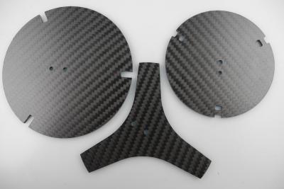 China Customized Carbon Fiber CNC Service , Carbon Fiber Plate For Blind Groove Machining for sale