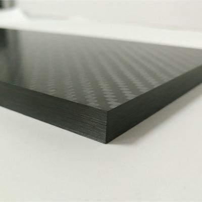 China 100% 3K Carbon Fiber Thin Flexible Sheet Low Density And Light Weight for sale