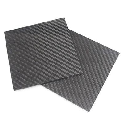 China Light Weight High Strength CNC Cutting Carbon Fiber Board 1mm 2mm 3mm for sale