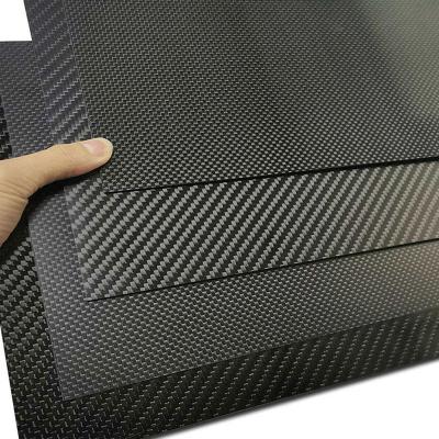 China High Composite Hardness Material Anti UV Carbon Fiber Board 0.3 - 6mm for sale