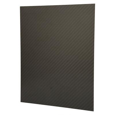 China 2MM Lightweight Carbon Fiber Sheet Plate Durable Strong Perfect For Secondary Bonding for sale