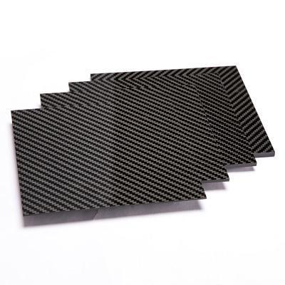 China Custom Made Twill Weave Carbon Fiber Plate Extremely Strong And Durable for sale