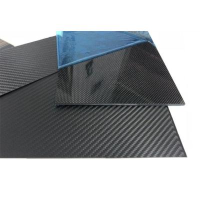 China 3K Carbon Fiber Plate Plain Twill Weave Matt / Glossy Surface Carbon Fiber Panel Sheet for sale