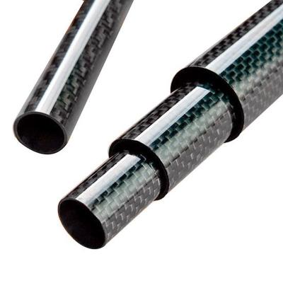 中国 3k Weave Carbon Fiber Tube Carbon Fiber Telescopic Outrigger Pole 販売のため