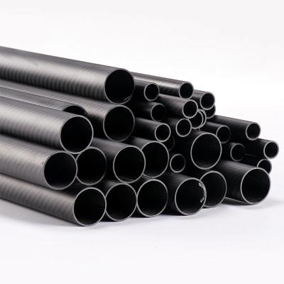 China High Pressure Resistance 3K Carbon Fiber Tubing Wide Temperature Range for sale