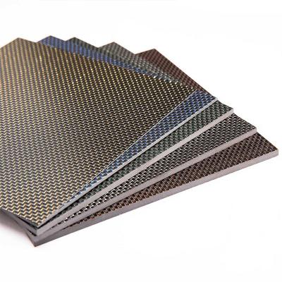 China Chemically Resistant High Strength 100% 3K Carbon Fiber Panel Low Thermal Expansion for sale