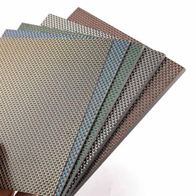 China Heat Resistant Carbon Fiber Laminated Sheet Plate 1mm 2mm 3mm 4mm 5mm en venta