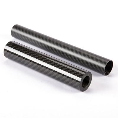 China High Strength Carbon Fiber Tube 100% Real 3K Twill Matte/Glossy Carbon Fibre Pole for sale