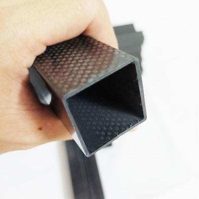 China Abrasion Resistant Chemical Resistant Customized Carbon Fiber Square Tube for sale