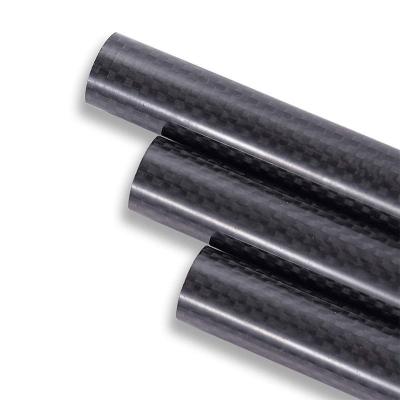 China RC Hobbies Carbon Fiber Tube Matte Finish 1.0mm Thickness for sale