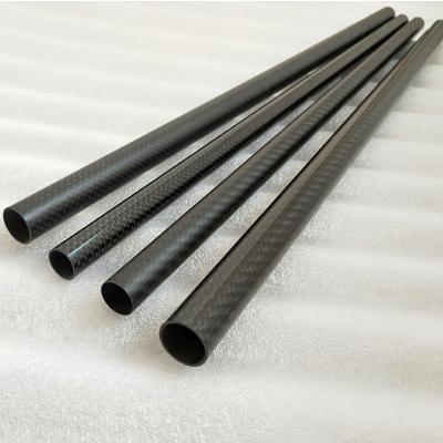 China Plain Weave 3K Carbon Fibre Tube CNC Machining For Cleaning Equipment for sale