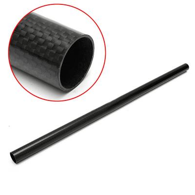 China Glossy 3K Roll Wrapped Carbon Fiber Pipe For Helicopters Model Drone for sale