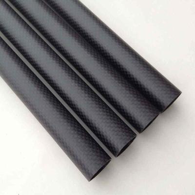 China High Strength Functional Composite Carbon Fibre Tube Twill Pattern for sale