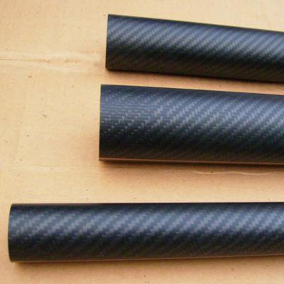 China Abrasion Resistant Heat Insulation Carbon Fiber Tubing Anti Static for sale
