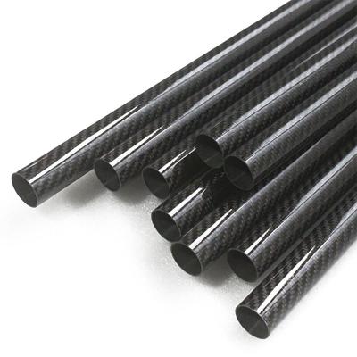 China Lightweight Roll Wrapped Carbon Fiber Tube 1.5g/Cm3 Matte Gloss Finishing for sale