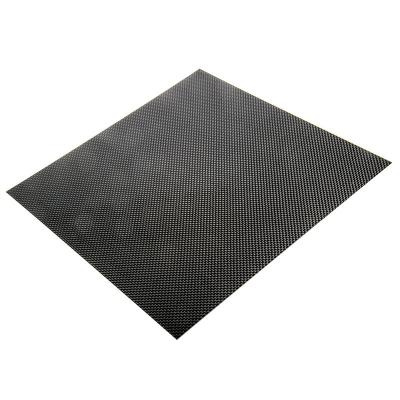 China High Strength 3mm Carbon Fiber Plate Epoxy Resin Matt Finish Surface for sale