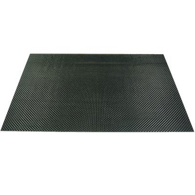 China Plain Twill Forged Carbon Fibre Sheet 6mm Glossy Matte Surface Heat Resistant for sale