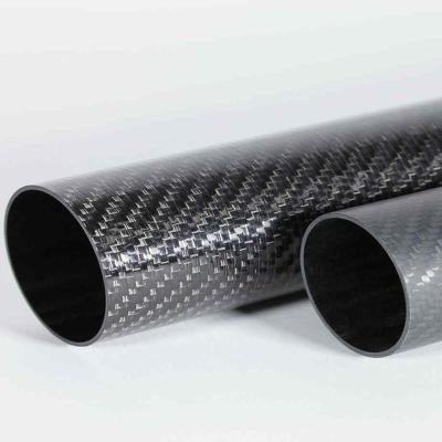 Китай Прямая промышленная трубка волокна углерода финиш 3K 12,0 x 10.0mm продается