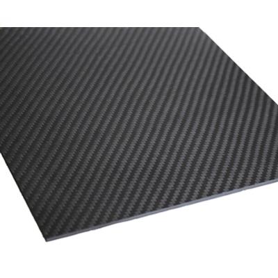 Chine Feuilles de fibre de carbone, panneau de plat de fibre de carbone d'armure de sergé 3K de 400X500X3MM (Matte Surface) à vendre