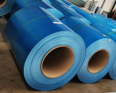 China Blue AFP Anti-Finger Print Aluzinc Steel Galvalume Steel Coil 55% Aluminum Zinc Alloy Coated Steel Coil for sale