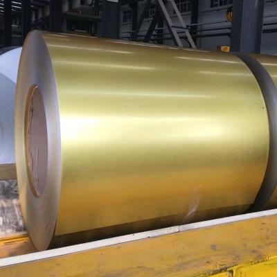 Chine AFP doré pour les gouttières et les matériaux de construction 0,55 mm 1200 mm AZ 100 GL Galvalue 55% ALU ZINC bobines d'acier à vendre
