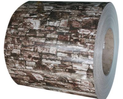 China HDP Brick-Wood Grain Pattern 3004 Aluminium-Magnesium-Manganese Alloy For Exterior Wall Decoration à venda