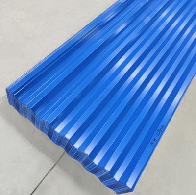 China ASTM GB JIS Colored Corrugated Metal Sheets AZ100 S320GD 0.85mm for sale