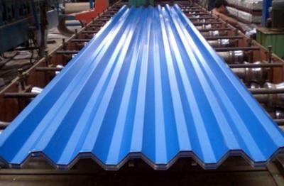 China AZ100 S320GD 0.85mm Painted Corrugated Metal Sheets For Construction zu verkaufen