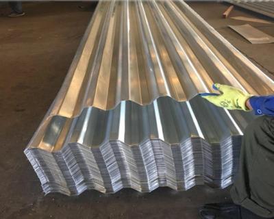 China 1200mm Corrugated Steel Sheet Zinc Roofing Sheets Z120 1.2mm DX51D Te koop