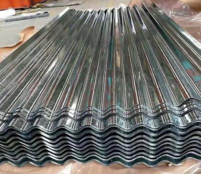 China Curved 1.2mm Corrugated Steel Sheet GI Roofing Sheet For Cladding Te koop