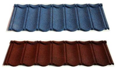 China Classic Roof Sheets Roofing Materials Color Metal Stone Coated Roof Tiles for Villas Bungalows for sale