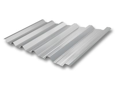 China RAL9006 White Aluminum PPGI Roof Panels Sheet Trapezoidal Metal Roof And Cladding Galvanized Roof Panels Valspar PVDF for sale