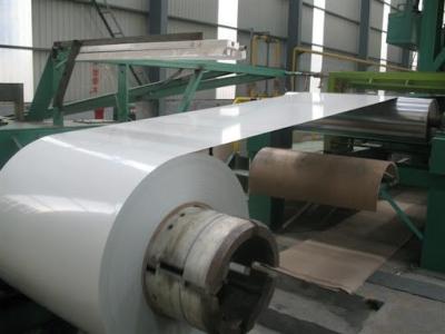 中国 AZM150+/-20 PPGL RAL9003 Single White PPAL CS-B Corrugated Roof Panel Tiles Colour Sheet Coil Pre-Painted Aluzinc Steel 販売のため