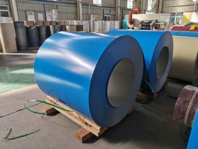 China Ral Color Coated en stock Gi PPGI PPGL bobina de acero galvanizado con sumergido en caliente ASTM 0,35 mm 0,45 mm zinc para la hoja de techo en venta