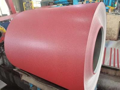 China Polyester 0.3-0.8mm PPGL Pattern Embossed Textured/Matt Prepainted Galvanized Steel Coil PE, PVDF, HDP, SMP en venta