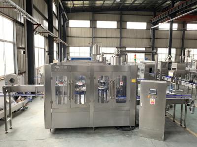 China Tea Drinks Bottling Machinery Rotary / Gravity Liquid Filler Equipment for sale