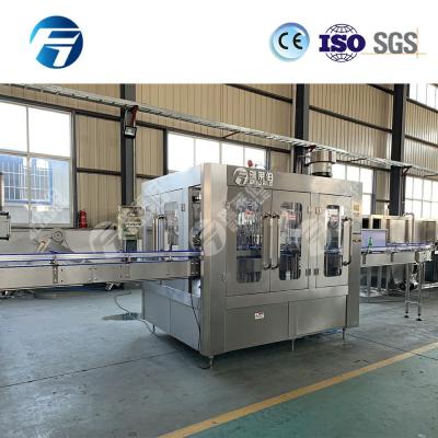 China Auto Rotary Glass Bottle Capping Machine Wine / Carbonated Drink Filling Line for sale