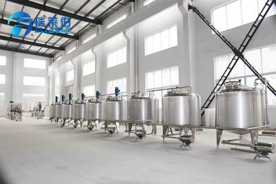China SUS 304 Silver Gray Beverage Mixing Machine For Juice Filling Capping for sale