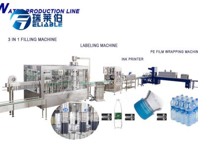 China Turn Key Project Bottling Filling Machine / Complete Production Line With CE for sale