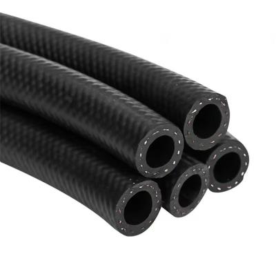 China 4mm ID Car Coolant Hose Pipe 10mm OD Polyester Fiber Braided Rubber Hydraulic Hose for sale
