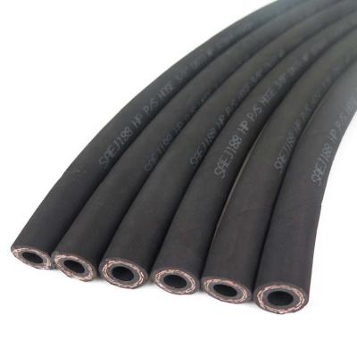 China 3/8 Inch Flexible Power Steering Hose Sae J188 , Excavator High Pressure Water Jet Hose for sale