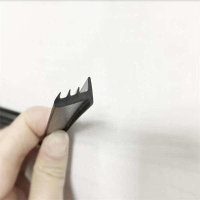 China 2/5 de polegada H universal dá forma à tira de borracha do selo, selo de borracha da porta da garagem de EPDM à venda