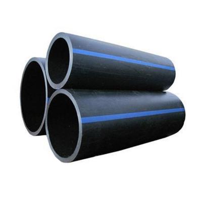 China 10 Inch SDR21 Flexible Water Supply Pipe , High Density Polyethylene Piping Black for sale