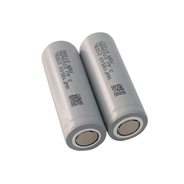 Quality UN38.3 Li Ion Low Temperature 18650 30ml Li Ion Cylindrical 3.6V for sale