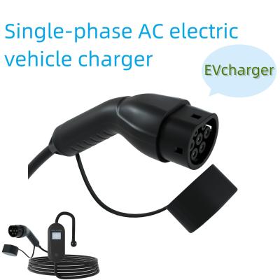 China 220V AC Home Electric Car Charger Single Phase Electric Car Wall Box for sale