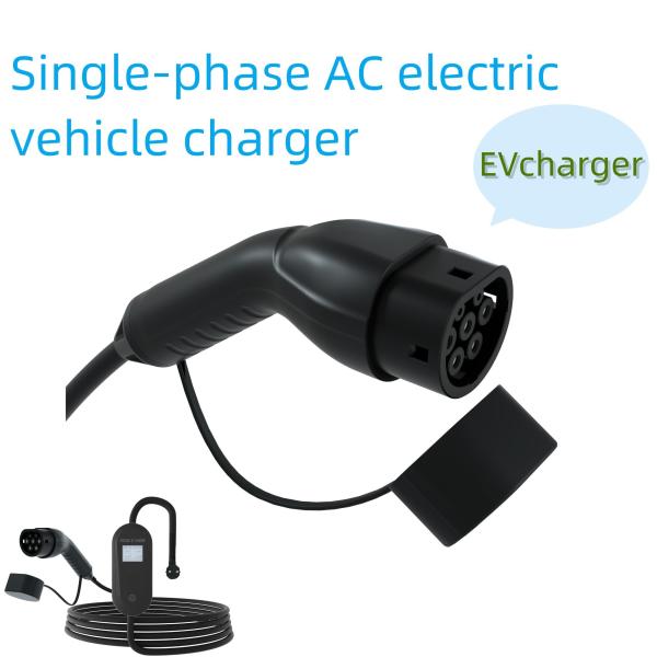 Quality 220V AC Home Electric Car Charger Single Phase Electric Car Wall Box for sale